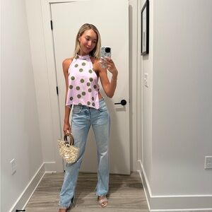 Polka dot top